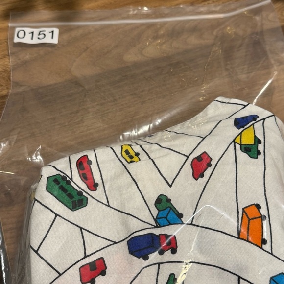 OshKosh B’gosh RARE Vintage 24M Car Print Overalls Union Workers Tag Made In USA - Picture 7 of 7